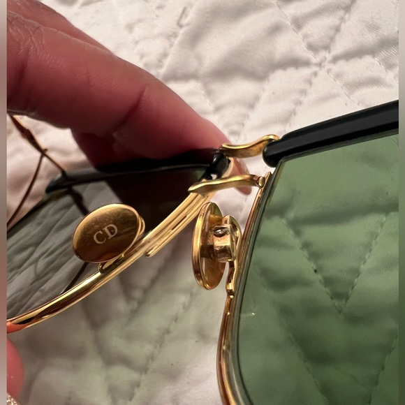 Christian Dior So Electric MY2DJ 58 Gold Black Green MY2 - Picture 3 of 7